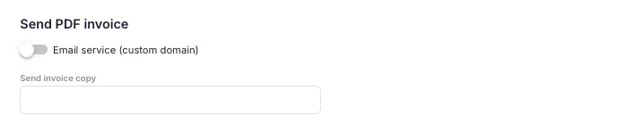 Email delivery settings
