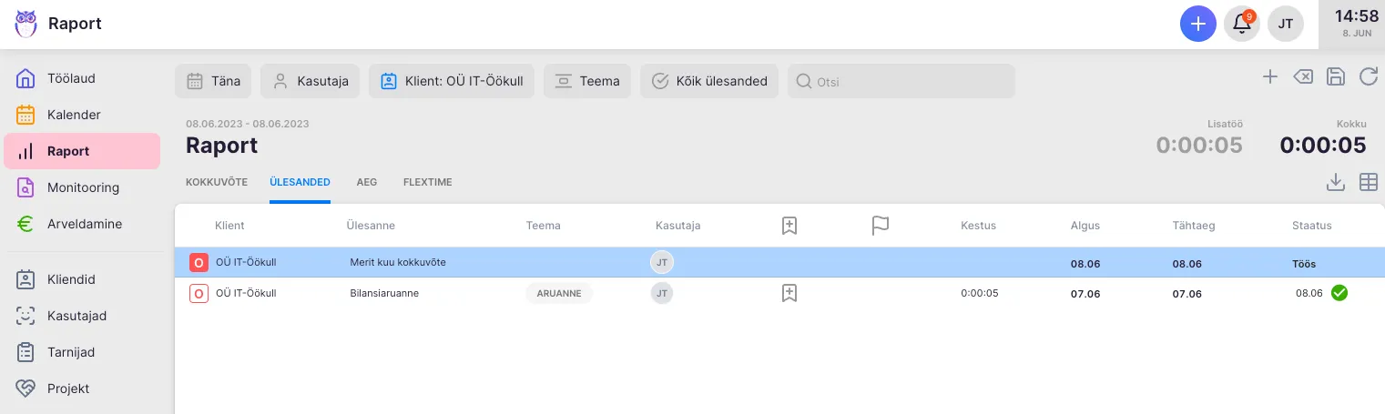 Teavitus eduka impordi kohta
